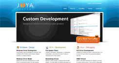 Desktop Screenshot of joyasystems.com