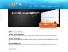 Tablet Screenshot of joyasystems.com
